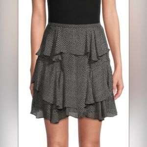 BAILEY 44 🆕 Mickey Starry-Print Mini Skirt. Sz8. Very Flattering/Versatile 🤩